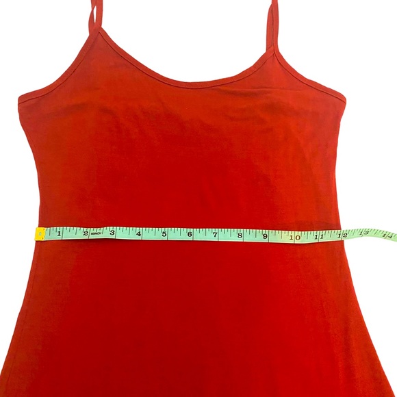 Mariarello Rust Red Adjustable Dress Sleep Dress Coverup or Dress Liner, Size S - Picture 6 of 9